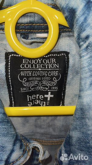 Джинсовая жилетка для девочки 6-7-8 лет