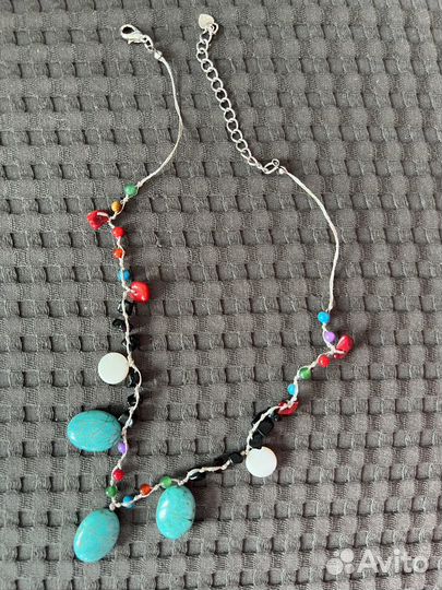 Бусы кольцо серьги винтаж