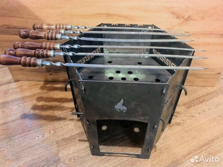 Печь для казана разборная 4 в 1