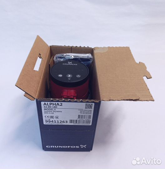 Рециркуляционный насос Grundfos Alpha2 32-80 180