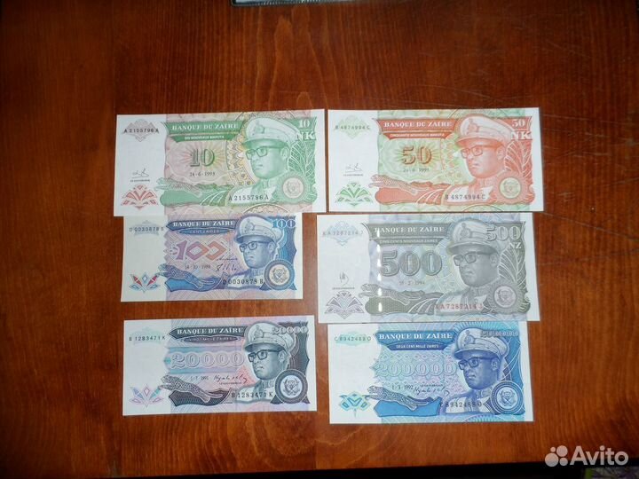 Банкноты /африка