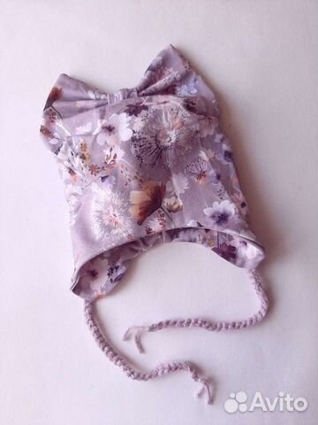 Шапка с бантом