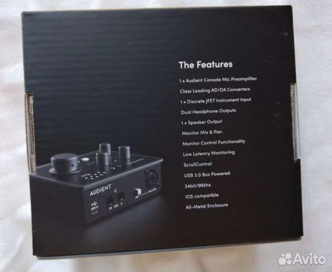 Audient ID4 MkII Новый аудиоинтерфейс