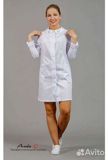 Медицинский халат женский