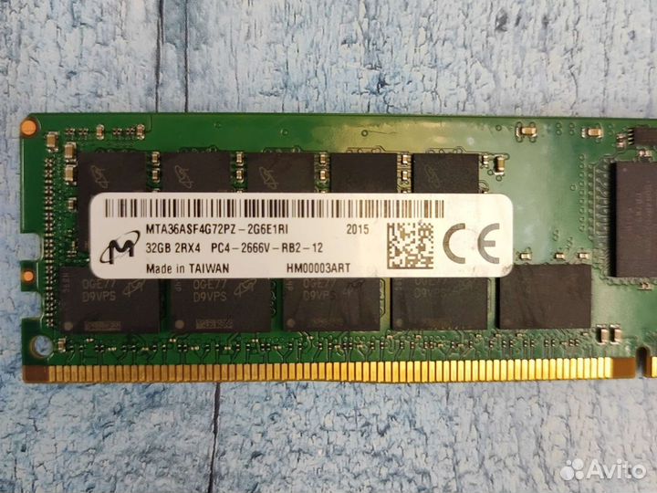 Серверная память HPE Micron 32Gb DDR4 2666