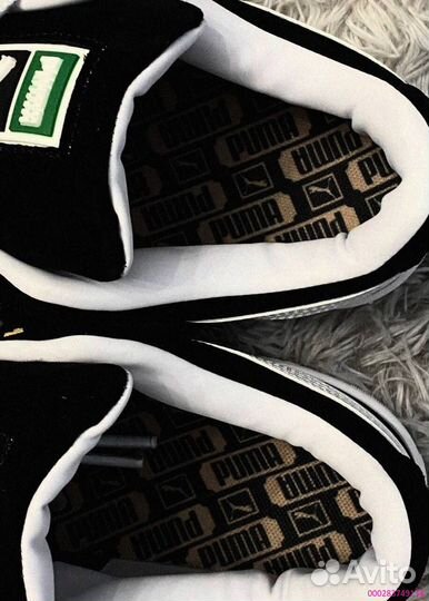 Кроссовки мужские Puma Suede XL “Black White “