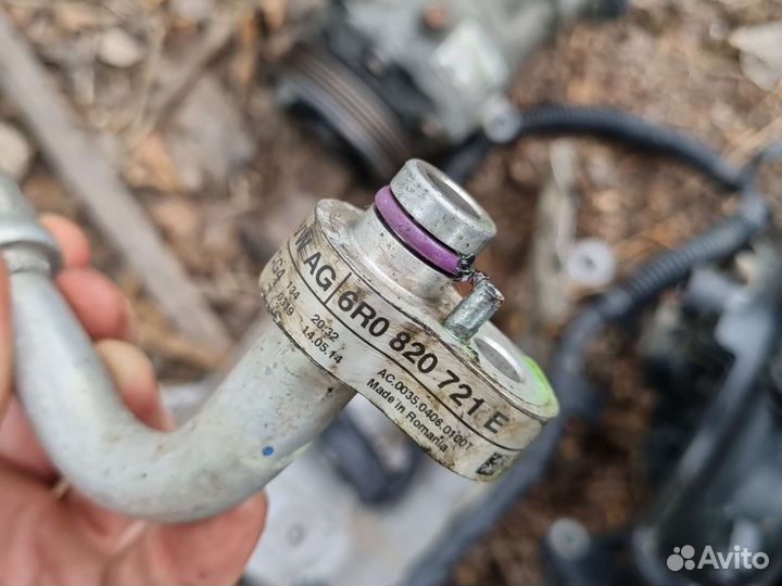 Трубка кондиционера skoda rapid,vw polo,fabia