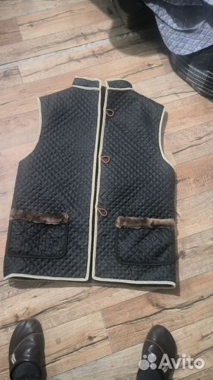 Желет жилетка мутон двухсторонний вариант
