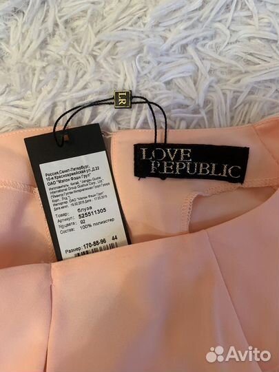 Блузка с биркой love republic