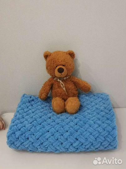 Плед детский плюшевый