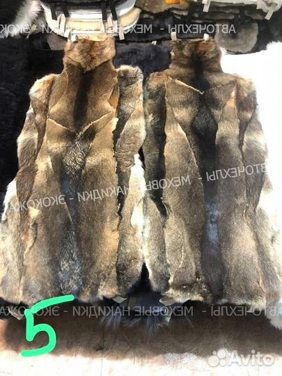 Меховые накидки из натурального волка