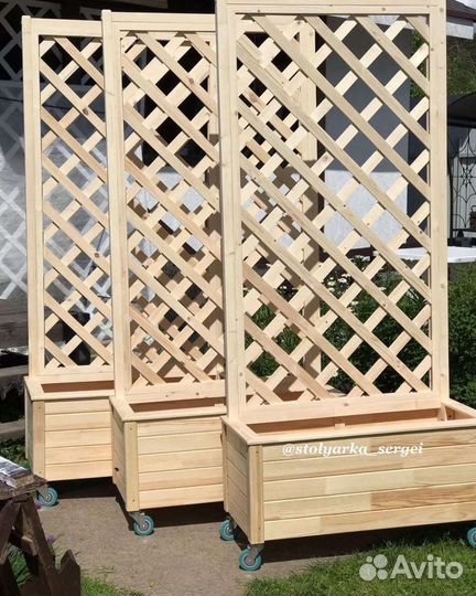 Кашпо, Кашпо со шпалерой