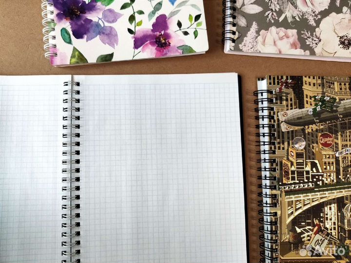 Тетради новые на кольцах 6шт