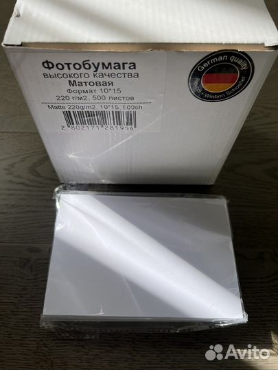 Фотобумага 10x15 матовая Revcol