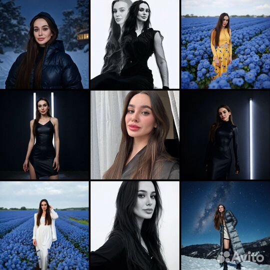 Фотосессия в нейросети. Реализм