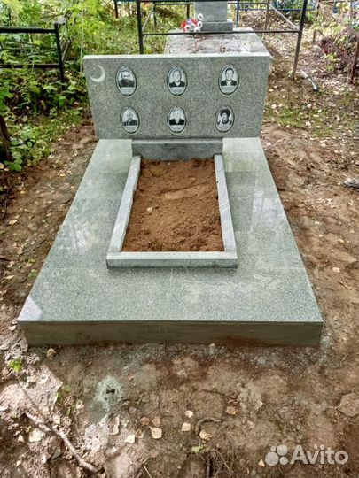 Ритуальные изделия из серого гранита