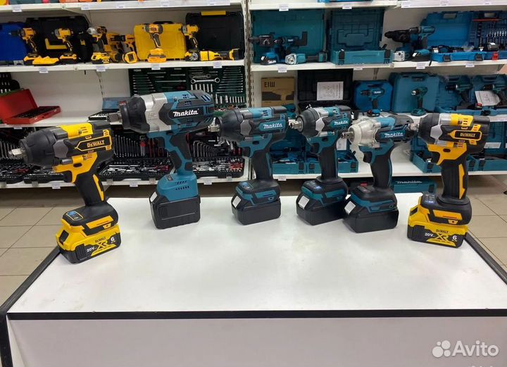 Гайковерт аккумуляторный Makita/Dewalt С гарантией