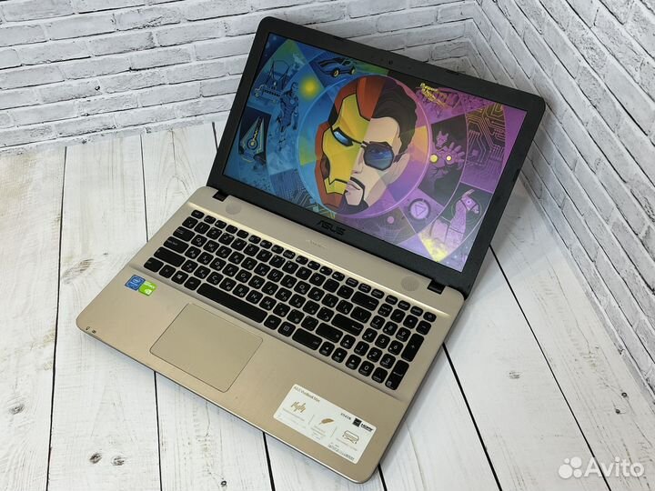 Мощный ноутбук Asus 4ядра/Nvidia/SSD/гарантия