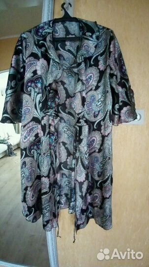 Халат шелковый