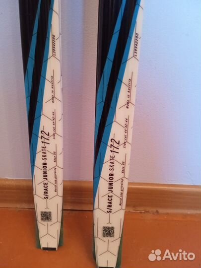 Юниорские бег. лыжи Salomon S-race JUN Skate+крепы