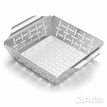 Перф. противень для гриля, квадратный, большой