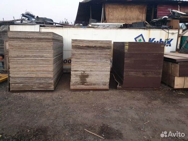 Фанера ламинированная б/у