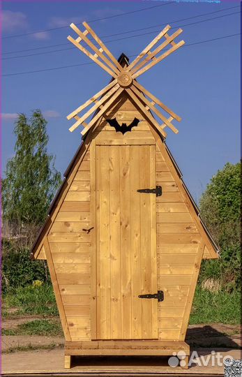 Дачный туалет с установкой
