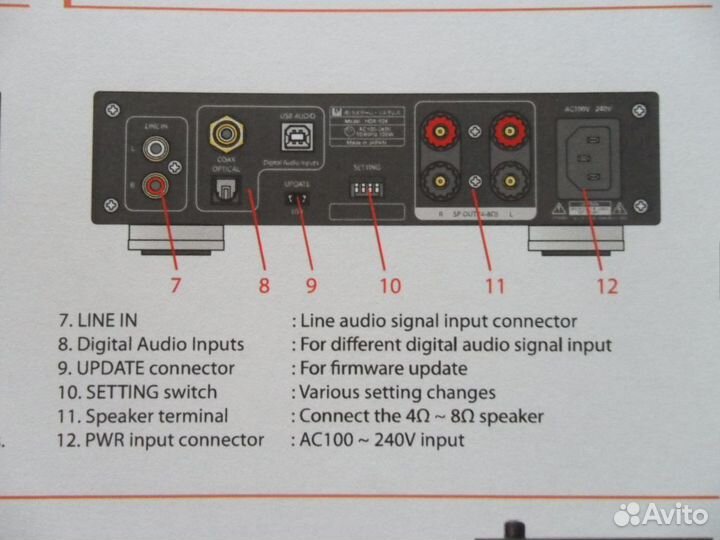 Усилитель японский Rasteme HDA-524 High End