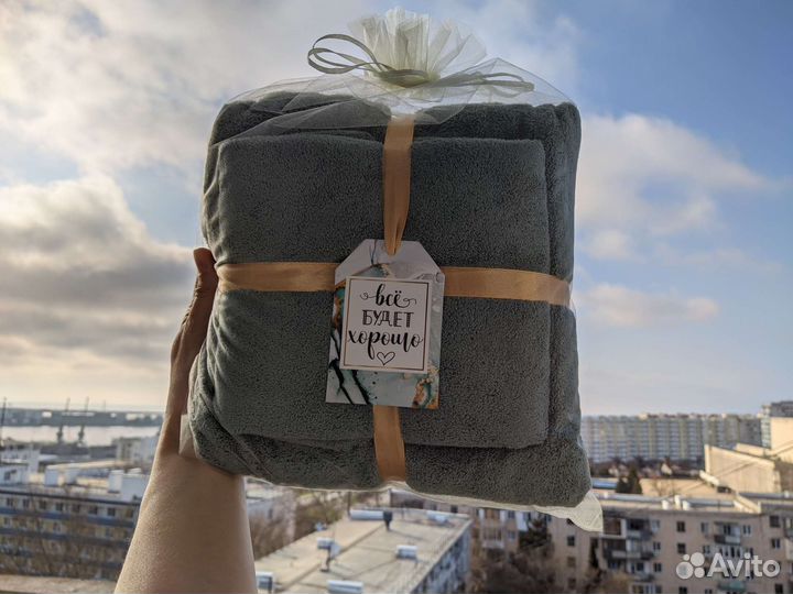 Подарочный набор полотенец 2 шт