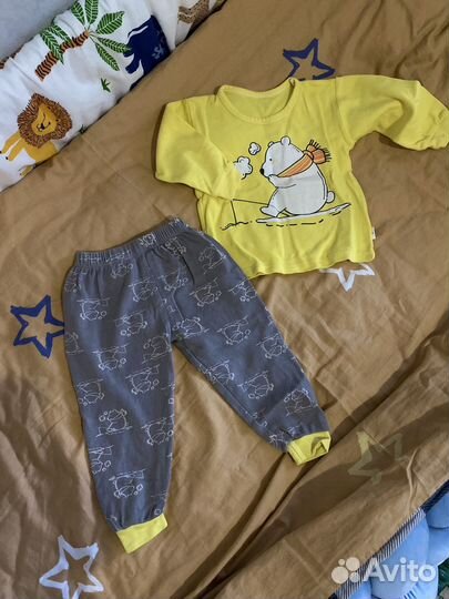 Вещи пакетом на мальчика 74 80