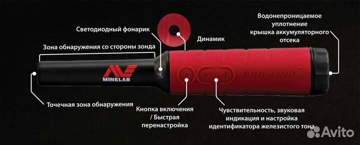 Пинпоинтер Minelab Pro Find 40
