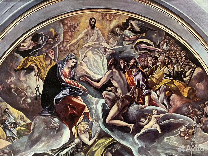 Картина фреска репродукция в багете