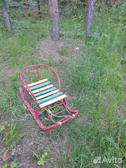 Детские зимние санки