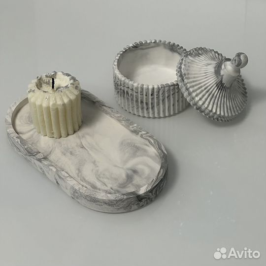 Подставка поднос шкатулка свечи
