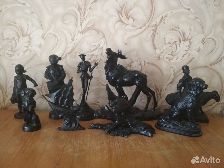 Чугунные статуэтки времен СССР