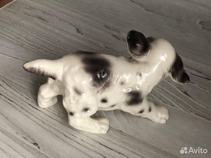 Старинная керамическая фигурка собака Япония