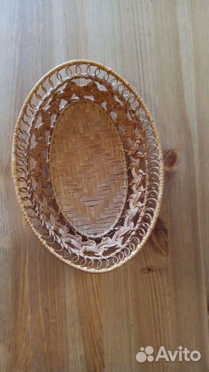 Тарелка соломенная