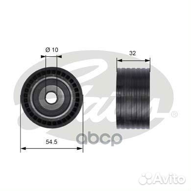Ролик обводной ремня грм T41237 Gates