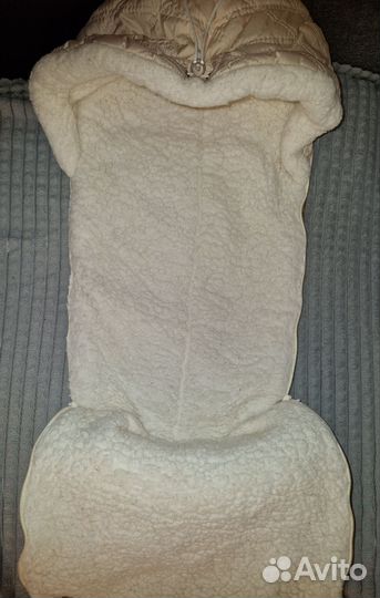 Меховой конверт в коляску