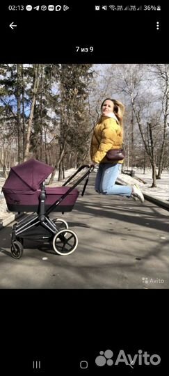 Мегаудобная Прогулочная коляска 3 в 1 luxmom