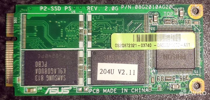 SSD диск (D) 8 Gb для нетбука Asus EeePC-901