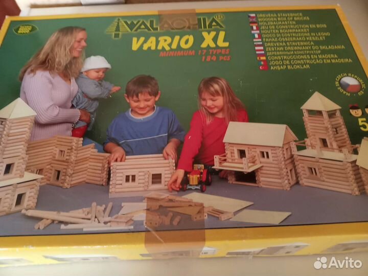 Деревянный конструктор домик