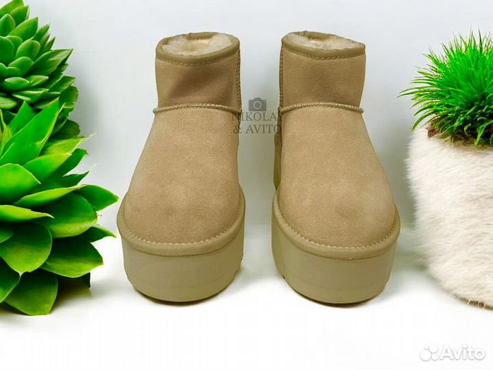 Ugg Classic Mini Platform Chestnut Угги