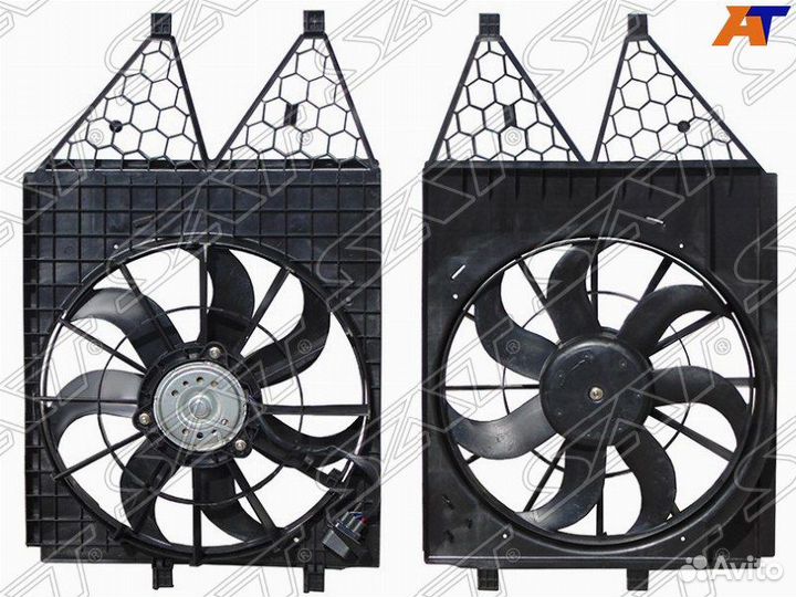 Диффузор радиатора Поло 10-23 Рапид 13-23