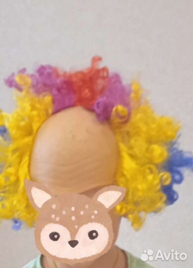 Костюм клоуна на взрослого и парики