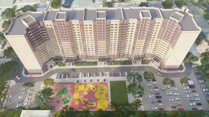 1-к. квартира, 53,3 м², 10/17 эт.