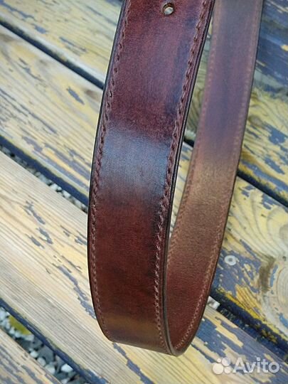 Кожаный ремень премиум класса 