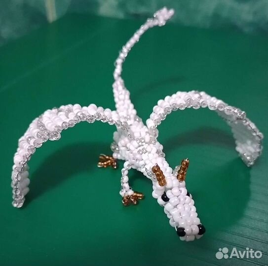 Дракончик из бисера