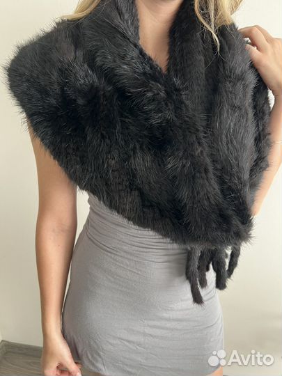 Шарф из норки 170см * 33см