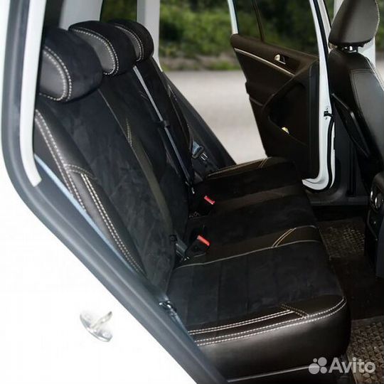 Авточехлы из экокожи на toyota corolla 11